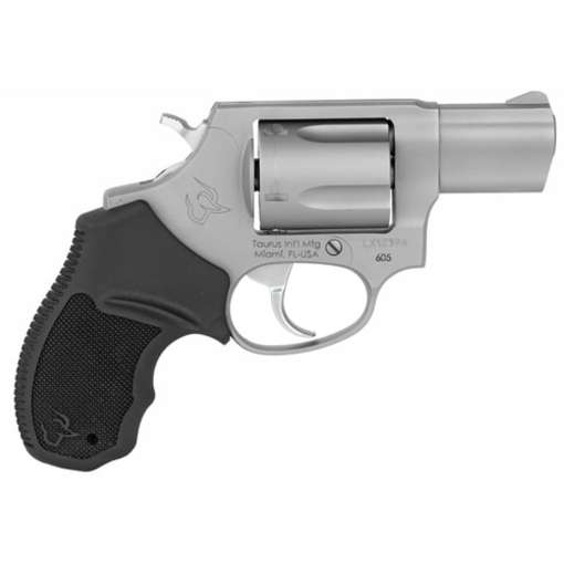 Taurus 605 Standard 357 Magnum 2" Barrel Black Rubber Stainless Steel Finish